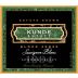 Kunde Block 4SB20 Sauvignon Blanc 2008 Front Label