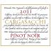 Cargasacchi Jalama Vineyard Pinot Noir (375ML half-bottle) 2011 Front Label