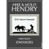 Mike and Molly Hendry R.W. Moore Vineyard Zinfandel 2011 Front Label
