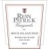 Ryan Patrick Rock Island Red 2012 Front Label