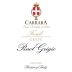 Carrara Pinot Grigio 2014 Front Label