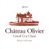 Chateau Olivier 2014 Front Label