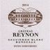 Chateau Reynon Blanc 2014 Front Label