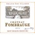 Chateau Fombrauge 2014 Front Label