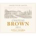 Chateau Brown 2014 Front Label