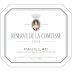 Chateau Pichon Longueville Comtesse de Lalande Reserve de la Comtesse 2014 Front Label