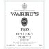 Warre's Vintage Port 1983 Front Label