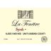 La Fenetre Alisos Vineyard Syrah 2010 Front Label
