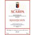 Scarpa Monferrato Rosso Scarpa 2010 Front Label