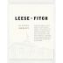 Leese-Fitch Merlot 2009 Front Label