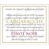 Cargasacchi Sta. Rita Hills Pinot Noir 2012 Front Label