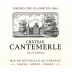 Chateau Cantemerle 2014 Front Label