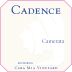 Cadence Cara Mia Vineyard Camerata 2011 Front Label