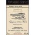 Navarro Lopez Laguna de la Nava Gran Reserva 2009 Front Label