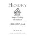Hendry Unoaked Chardonnay 2013 Front Label