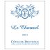 Le Charmel Cotes de Provence Rose 2014 Front Label