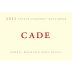 CADE Howell Mountain Estate Cabernet Sauvignon 2012 Front Label