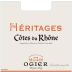 Ogier Cotes du Rhone Heritages Blanc 2013 Front Label