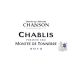 Chanson Pere & Fils Chablis Montee de Tonnerre Premier Cru 2012 Front Label