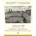 Barnett Vineyards Rattlesnake Cabernet Sauvignon 2012 Front Label