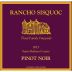 Rancho Sisquoc Pinot Noir 2013 Front Label