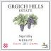 Grgich Hills Estate Merlot 2011 Front Label
