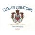 Clos de l'Oratoire (375ML half-bottle) 2012 Front Label