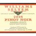 Williams Selyem Sonoma County Pinot Noir 2005 Front Label