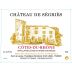 Chateau de Segries Cotes du Rhone 2013 Front Label