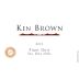 Ken Brown Sta. Rita Hills Pinot Noir 2012 Front Label