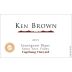 Ken Brown Vogelzang Vineyard Sauvignon Blanc 2013 Front Label
