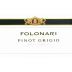 Folonari Pinot Grigio 2014 Front Label