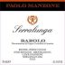 Paolo Manzone Serralunga Barolo 2010 Front Label