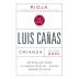 Bodegas Luis Canas Crianza 2011 Front Label