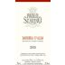 Paolo Scavino Barbera d'Alba 2015 Front Label