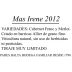 Pares Balta Mas Irene 2012 Front Label
