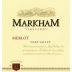 Markham Merlot 2013 Front Label
