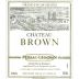 Chateau Brown Blanc 2013 Front Label