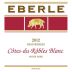 Eberle Cotes-du-Robles Blanc 2012 Front Label