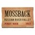 Mossback Russian River Valley Pinot Noir 2013 Front Label