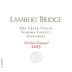 Lambert Bridge Forchini Vineyard Zinfandel 2013 Front Label