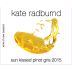 C.J. Pask Winery Kate Radburnd 'Sun Kissed' Pinot Gris 2015 Front Label