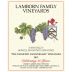 Lamborn Family The Diamond Anniversary Zinfandel 2012 Front Label