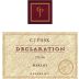 C.J. Pask Winery Declaration Merlot 2006 Front Label