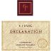 C.J. Pask Winery Declaration Cabernet - Merlot - Malbec 2010 Front Label