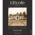 L'Ecole 41 Columbia Valley Syrah 2012 Front Label