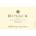 Rusack Ballard Canyon Estate Reserve Syrah 2012 Front Label