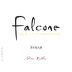 Falcone Syrah 2013 Front Label