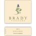 Brady Vineyard Zinfandel 2013 Front Label
