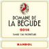 Domaine de la Begude Bandol Rose 2014 Front Label